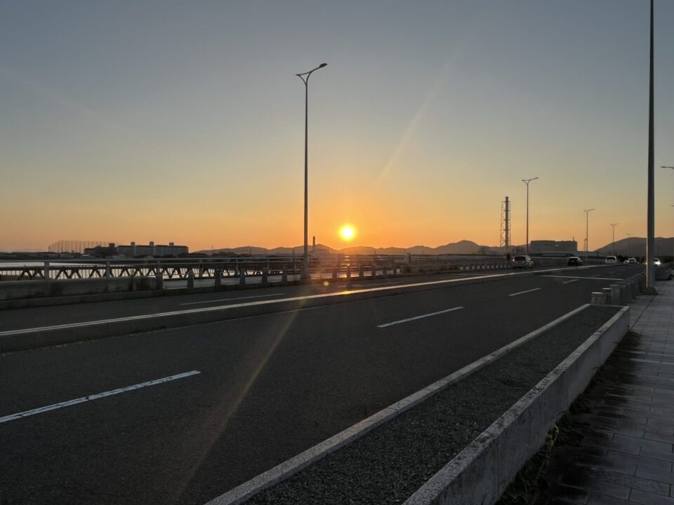 夕日 in赤穂