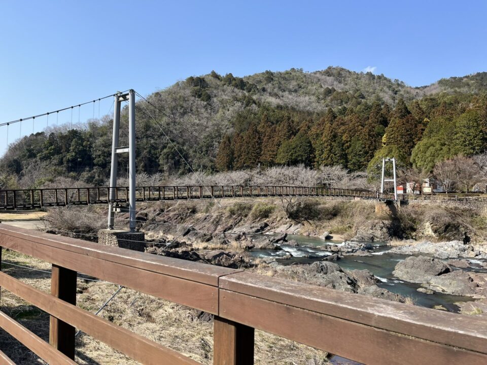 川代公園の吊り橋