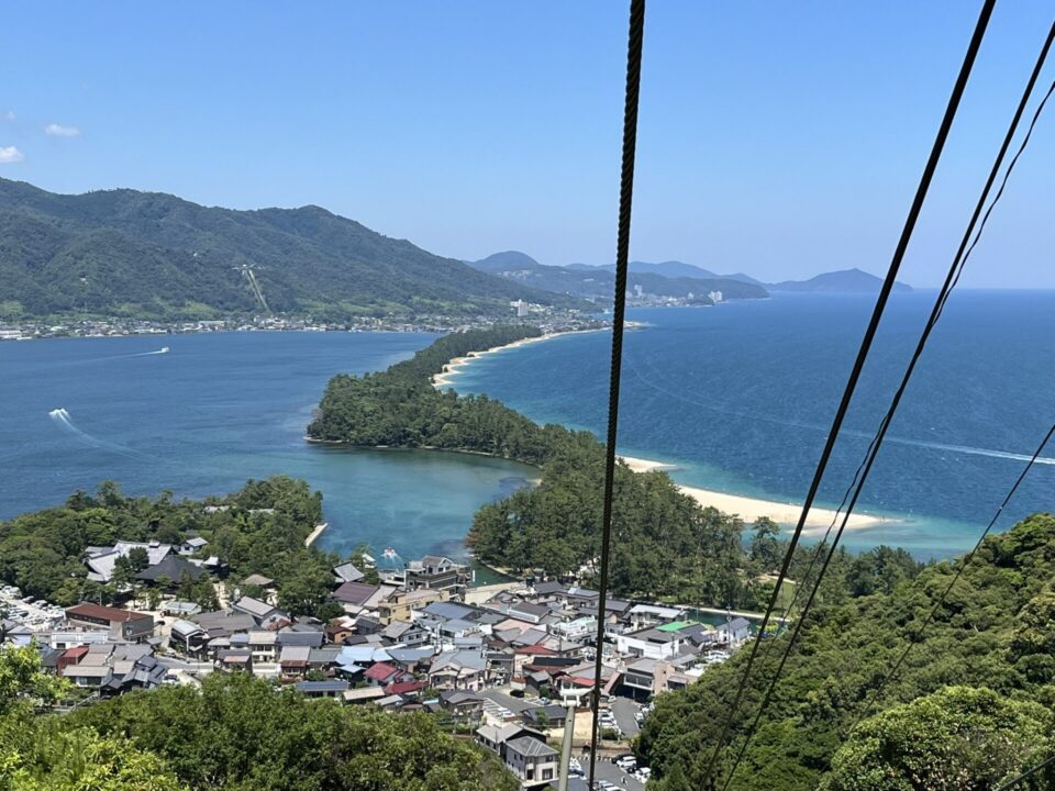 天橋立ビューランドから見た天橋立