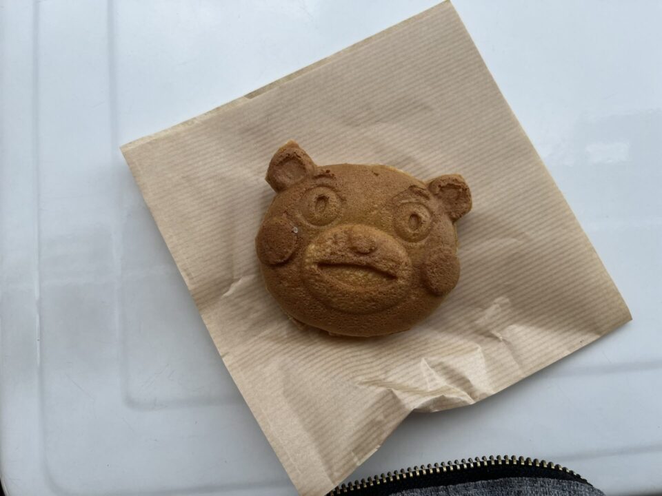 たいやき屋さん「まるきん」で注文したくまもん焼き