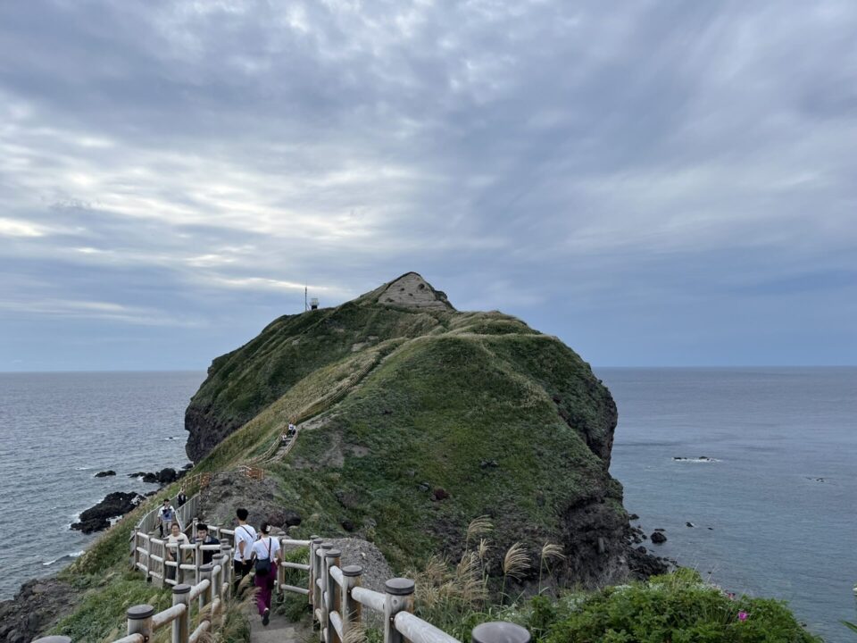 神威岬への遊歩道