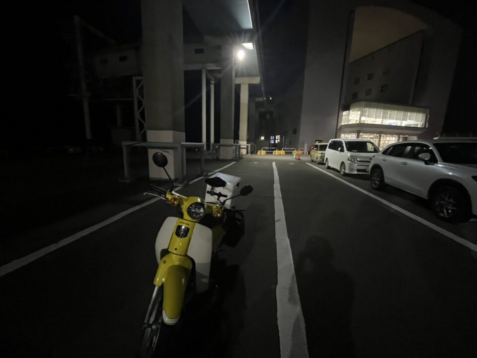 小樽港 フェリー乗り場 バイク乗船レーン