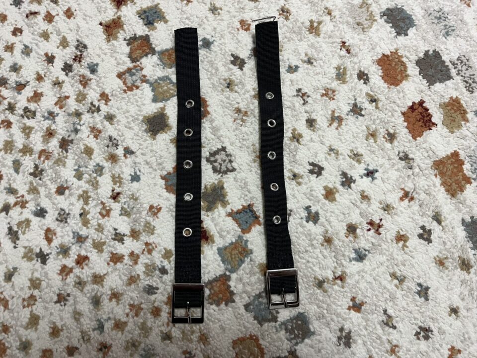 サイドバッグ 金具付きベルト