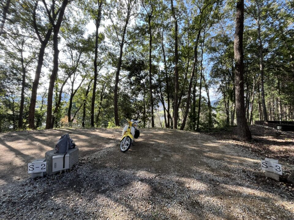 「日本のへそ キャンプ場」 ソロサイト S3