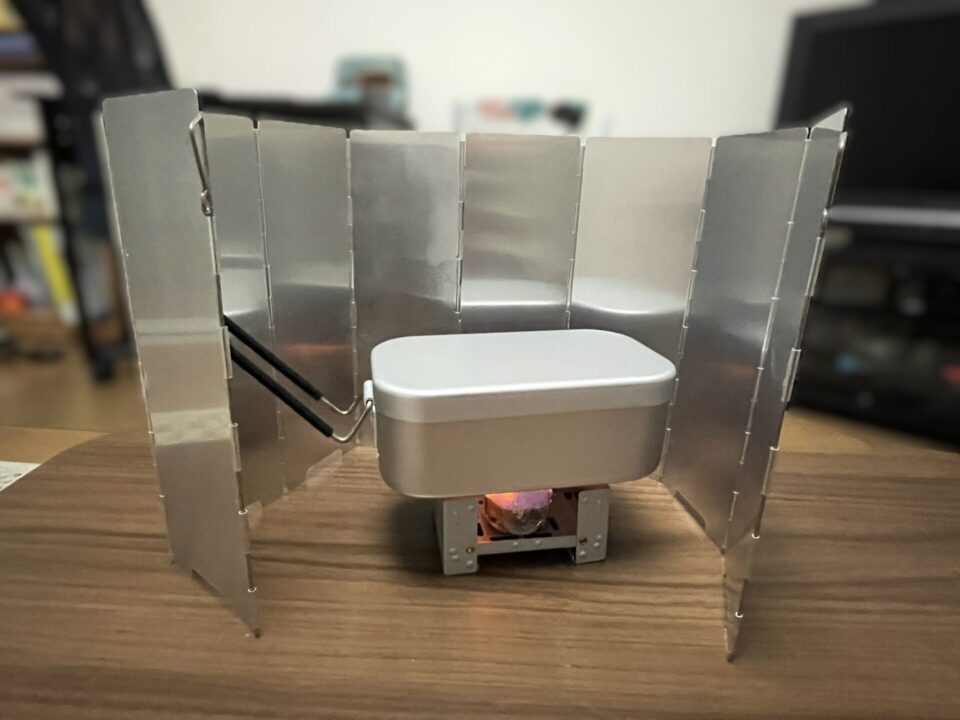 ダイソーのミニストーブ