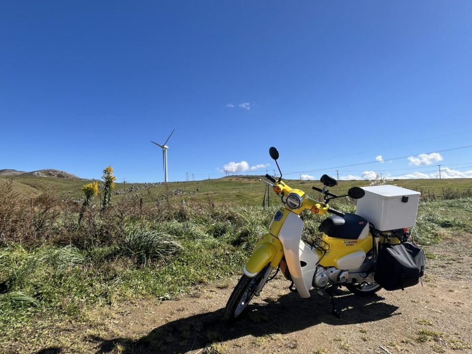 四国カルスト スーパーカブ