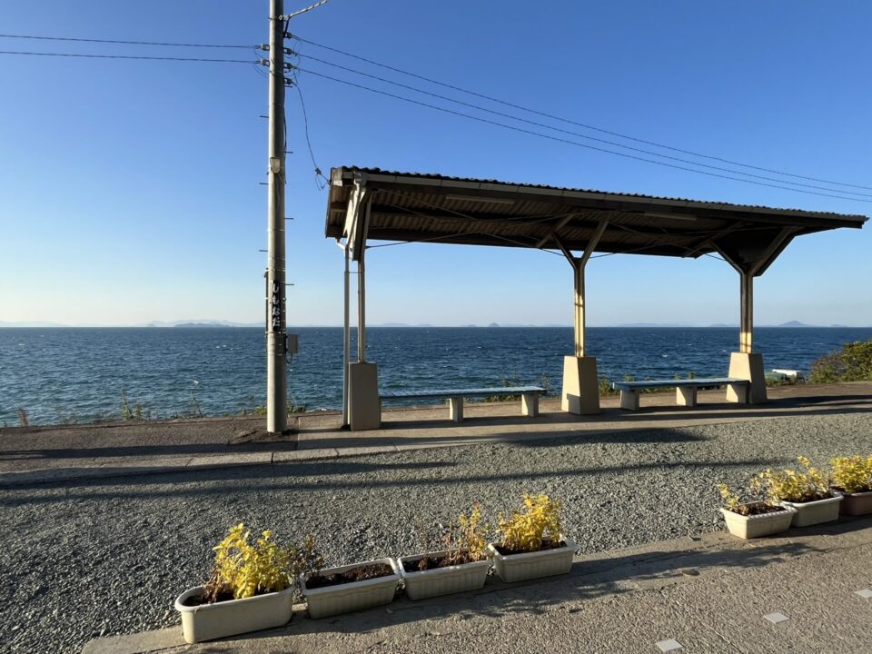 JR予讃線「下灘駅」