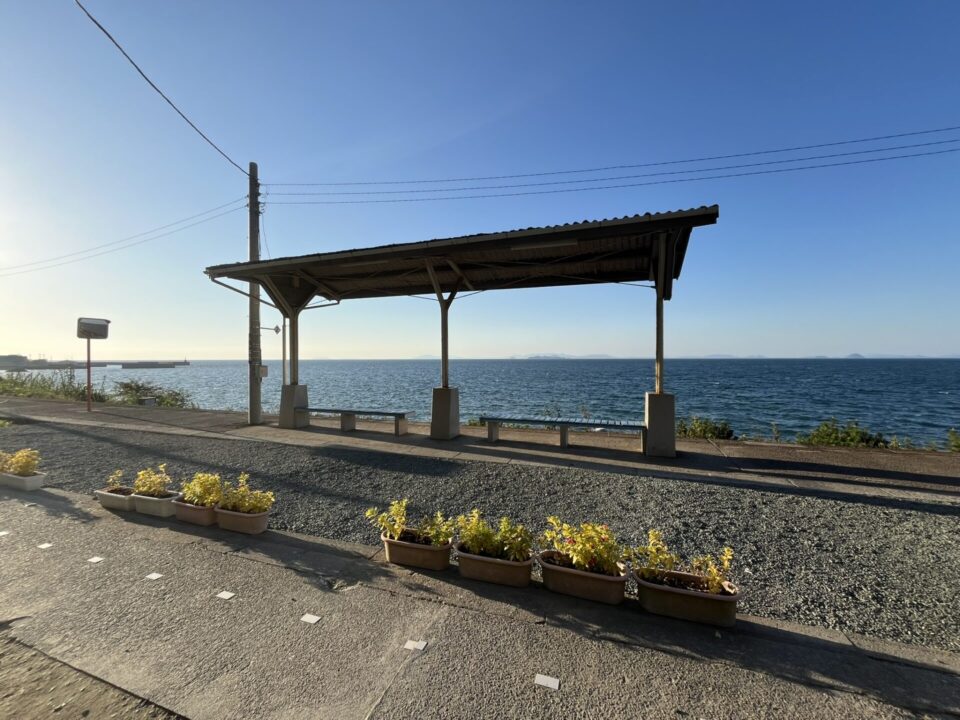 JR予讃線「下灘駅」