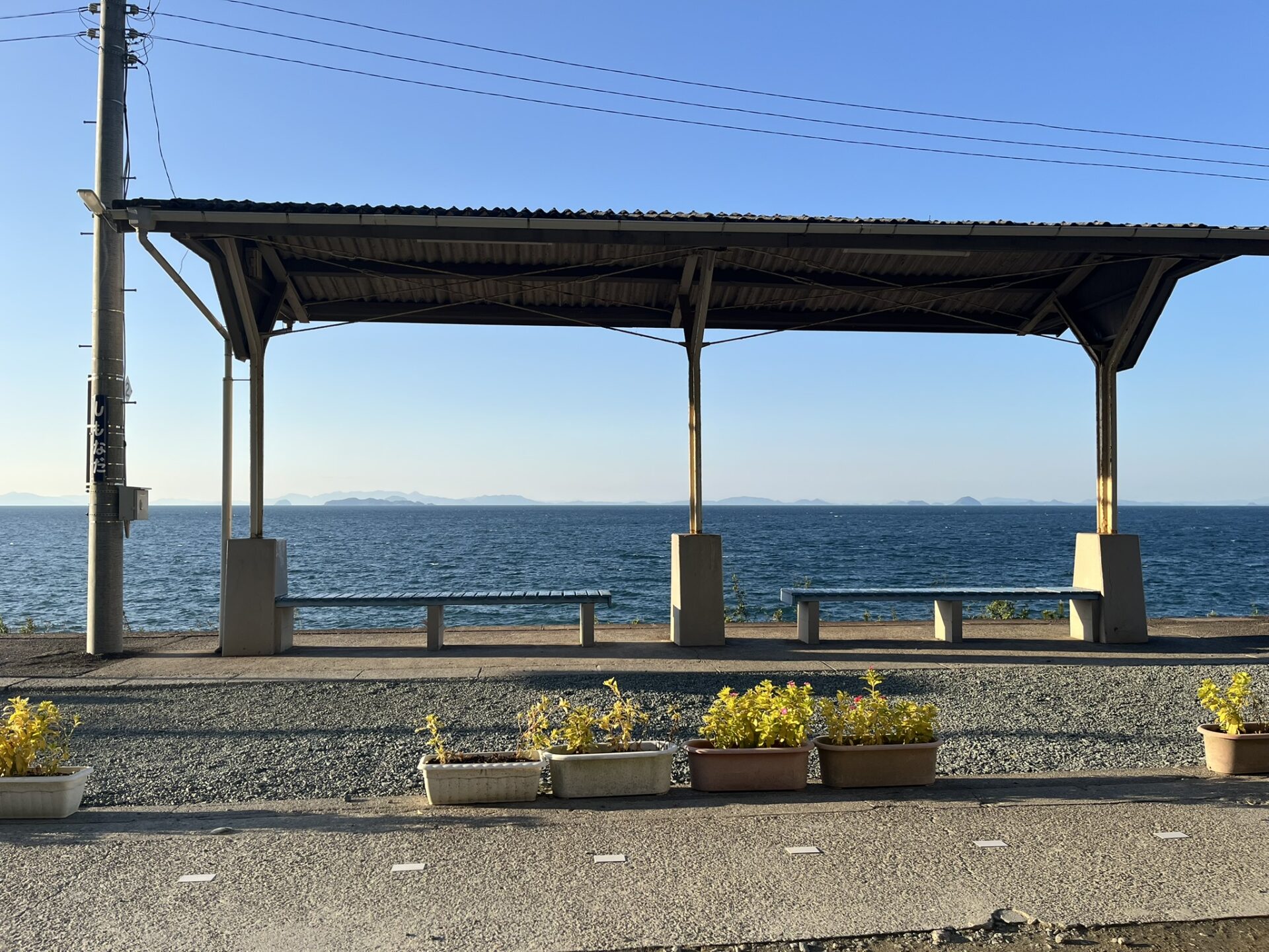 JR予讃線「下灘駅」