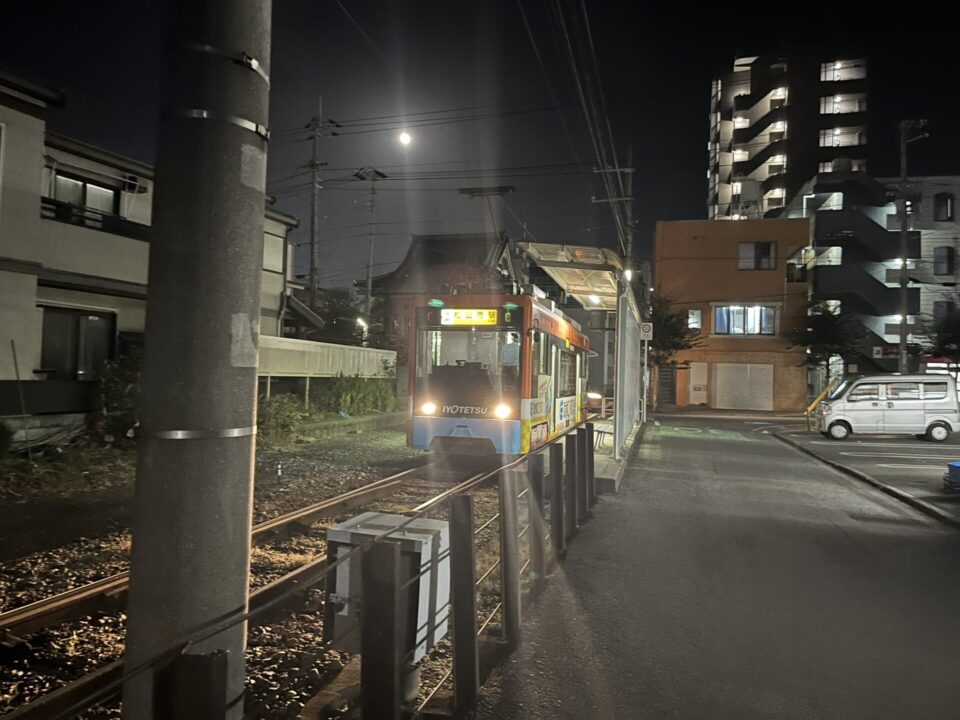 四国ツーリング 伊予鉄松山市内線