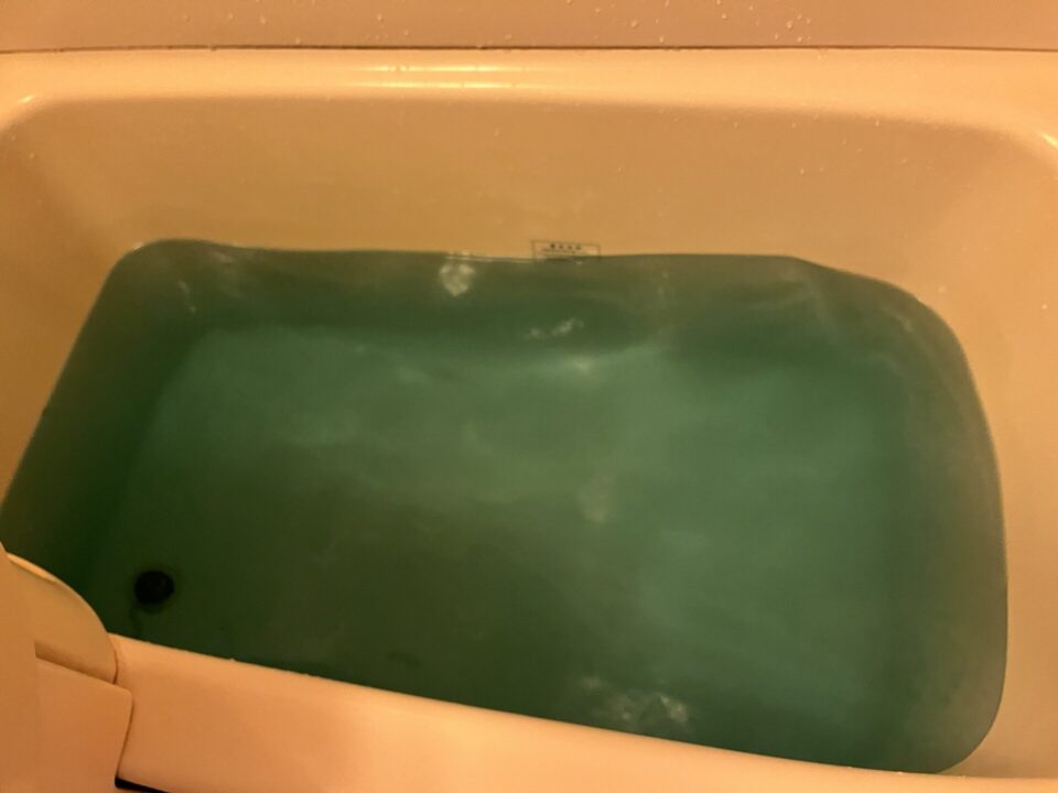 ホテル「サンガーデン松山」にある入浴剤