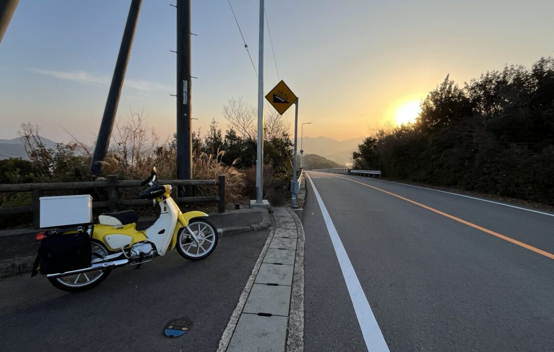 鳴門スカイラインとスーパーカブ