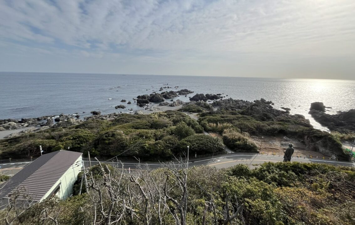 展望台から見た室戸岬