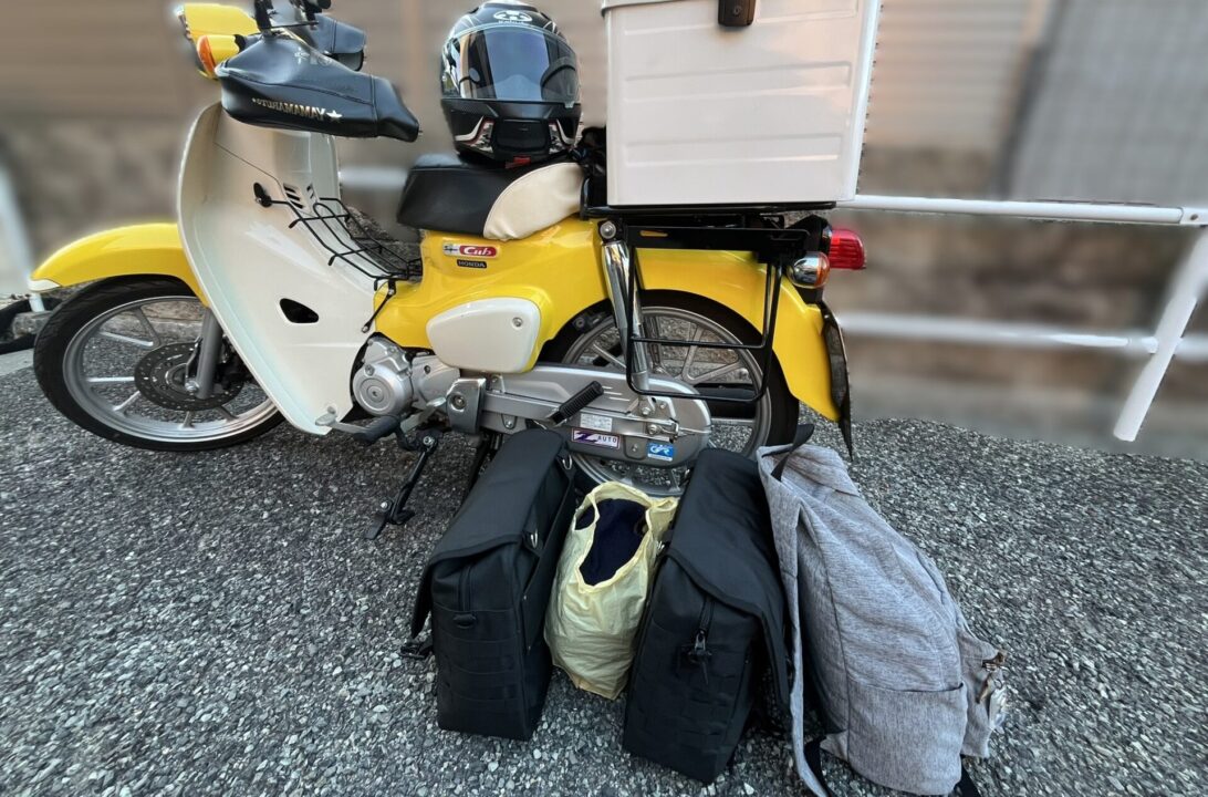 宿泊ツーリングに使う、頼もしい積載道具
