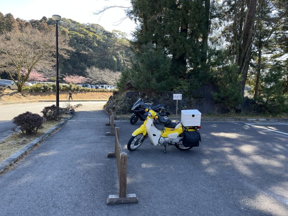 鹿児島県　霧島神宮　バイク置き場